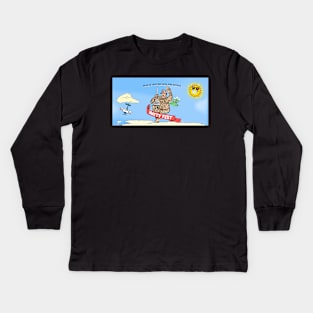 Matty Fest Matty Matheson Funny Hi Meme Ticket Plane Kids Long Sleeve T-Shirt